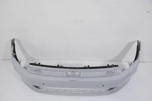 VW Polo AW 2G Stoßstange vorne Frontstoßstange Stoßfänger silber (170637)