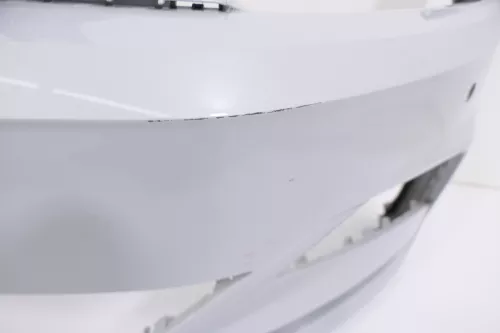 VW Polo AW 2G Stoßstange vorne Frontstoßstange Stoßfänger silber (170637)