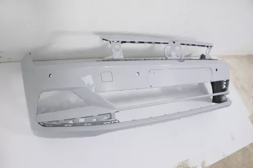VW Polo AW 2G Stoßstange vorne Frontstoßstange Stoßfänger silber (170637)