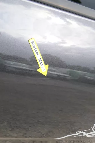 Seat Altea 5P Tür hinten links schwarz LS9N - ohneAnbauteile (170682)