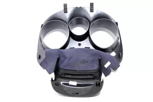 Seat Altea 5P Abdeckung Tacho Tachorahmen silber leuchtsilber Rahmen Blende (170721)