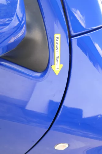 Skoda Fabia 6Y Kombi Limousine Tür vorne rechts Beifahrertür blau LF5K (170749)