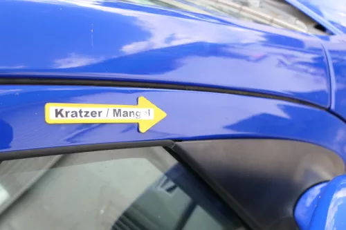 Skoda Fabia 6Y Kombi Limousine Tür vorne rechts Beifahrertür blau LF5K (170749)