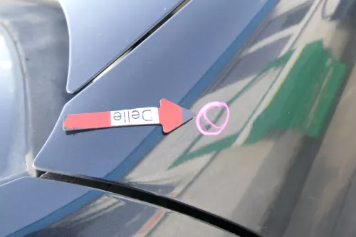 VW Polo 6N 6N1 Kotflügel vorne rechts schwarz LC9Z (170765)