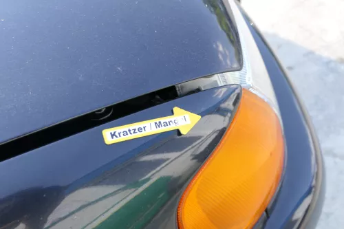 VW Polo 6N 6N1 Kotflügel vorne rechts schwarz LC9Z (170765)