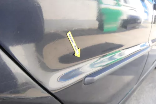 VW Polo 6N 6N2 Tür hinten rechts schwarz LC9Z 4/5-Türer (170766)