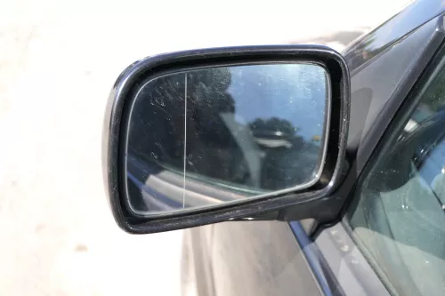 VW Polo 6N elektrischer Spiegel Außenspiegel links außen mit Glas schwarz LC9Z (170771)