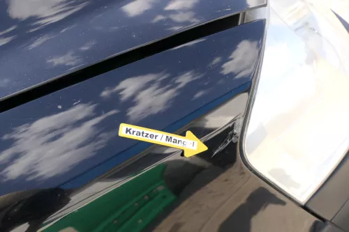 VW Fox 5Z Kotflügel vorne rechts schwarz L041 (170839)