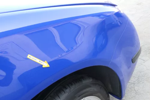 Skoda Fabia 6Y Kotflügel vorne rechts blau LF5K auch Kombi (170898)