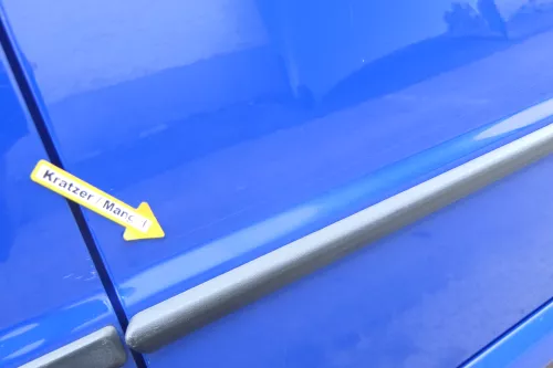 Skoda Fabia 6Y Kombi Limousine Tür vorne rechts Beifahrertür blau LF5K (170899)