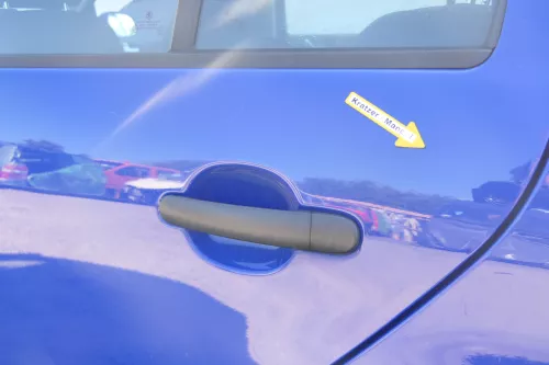 Skoda Fabia 6Y Limousine Schrägheck Tür hinten links blau LF5K (170903)