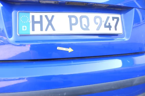Skoda Fabia 6Y6 Schrägheck Heckklappe Kofferraumklappe hinten blau LF5K (170904)