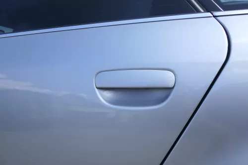 Audi A6 4B C5 Tür Türblatt hinten links grau silber LY7M nur Türblatt (170932)