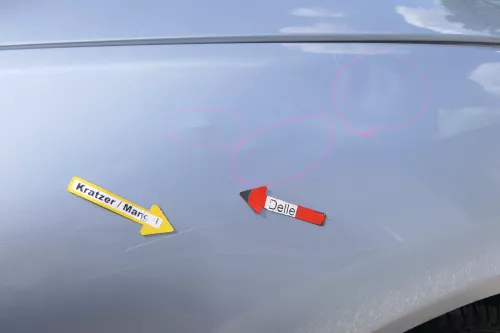 Audi A3 8L Kotflügel vorne rechts silber grau LY7M (170986)