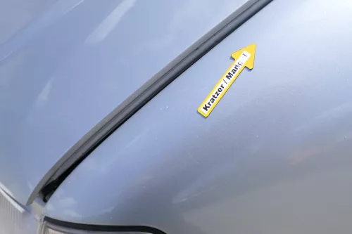 Audi A3 8L Kotflügel vorne links silber grau LY7M - ROST (170988)