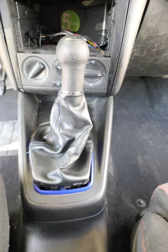 Golf 4 Bora Schaltknauf Schaltsack Schaltung Schaltknüppel Benziner 1,6 1,4 blau