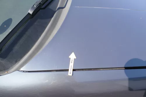 VW Golf 4 Motorhaube Haube Klappe vorne grau LC7V (171121)