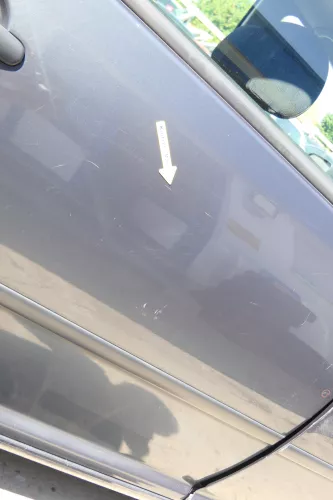 VW Golf 4 Limousine Tür hinten rechts grau blau blue LC7V (KEINkombi) (171124)