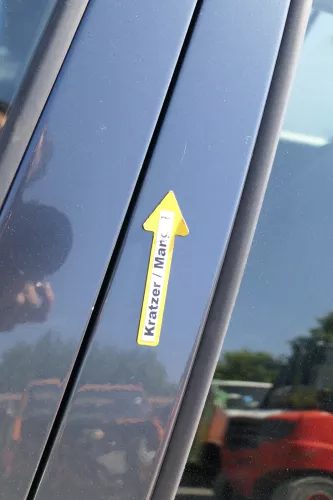 VW Golf 4 1J Limousine Tür hinten links grau blau LC7V blue (KEINkombi) d (171127)