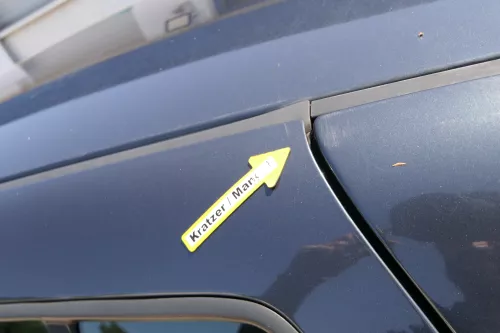 VW Golf 4 1J Limousine Tür hinten links grau blau LC7V blue (KEINkombi) d (171127)