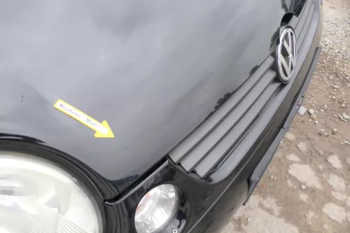 VW Lupo Motorhaube Klappe Frontklappe Haube vorne schwarz L041 uni (171139)
