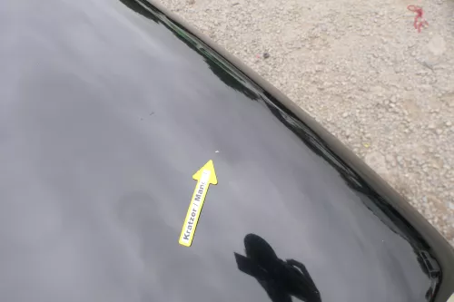 VW Lupo Motorhaube Klappe Frontklappe Haube vorne schwarz L041 uni (171139)