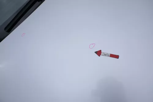 VW Polo 9N Motorhaube Klappe vorne silber grau LA7W reflexsilber bisca.Bj.2004 (171149)