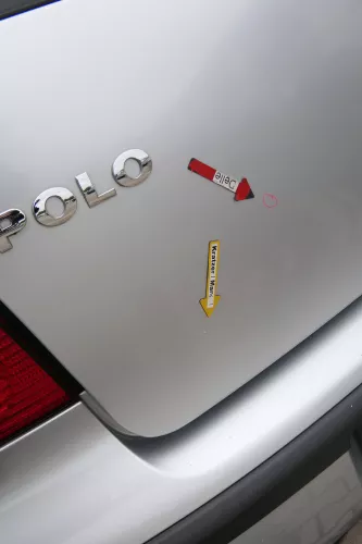 VW Polo 9N Fun Heckklappe Kofferraumklappe Klappe hinten silber LA7W metal (171155)