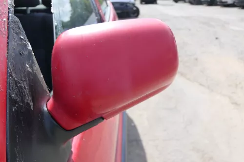 VW Polo 6N elektrischer Spiegel Außenspiegel links außen mit Glas rot LP3G