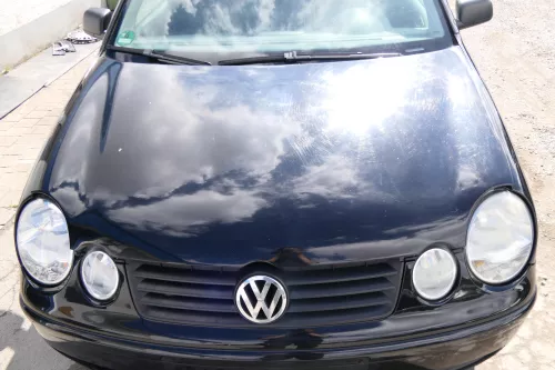 VW Polo 9N Motorhaube Klappe Haube vorne schwarz L041 bis ca. Bj. 2004
