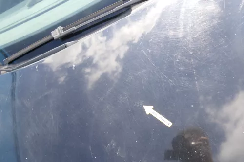 VW Polo 9N Motorhaube Klappe Haube vorne schwarz L041 bis ca. Bj. 2004 (171181)