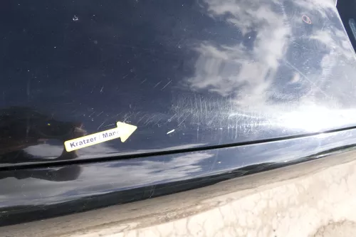 VW Polo 9N Motorhaube Klappe Haube vorne schwarz L041 bis ca. Bj. 2004 (171181)