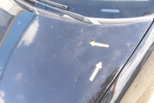 VW Polo 9N Motorhaube Klappe Haube vorne schwarz L041 bis ca. Bj. 2004 (171181)