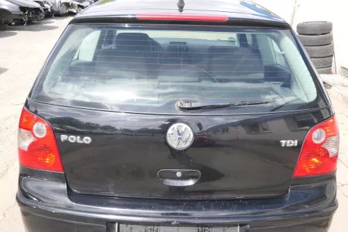 VW Polo 9N3 9N Heckklappe Kofferraumklappe Klappe schwarz L041 - Scheibe