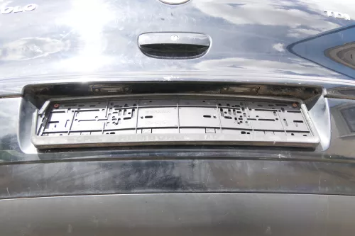 VW Polo 9N 9N3 Stoßstange Heckstoßstange hinten schwarz L041 (171189)