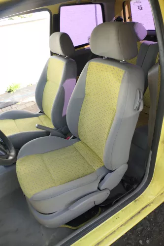 Seat Arosa VW Lupo Sitz vorn links Fahrersitz Höhenverstellung höhenverste gelb (171250)