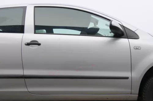 VW Fox 5Z Tür vorne rechts Beifahrertür silber LA7W grau