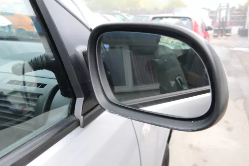 Fox 5Z manueller Spiegel Außenspiegel + Glas rechts silber LA7W grau mechanisch (171263)