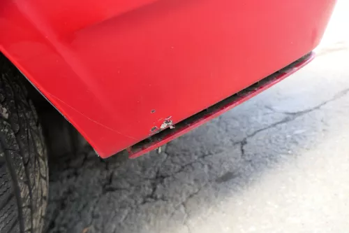 VW Golf 3 auch Cabrio Stoßstange vorne Stoßfänger vorn rot LP3G lackiert (171271)