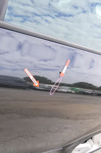 Seat Leon 1P Tür hinten links schwarz LC9Z metallic - ohne Anbauteile (171313)