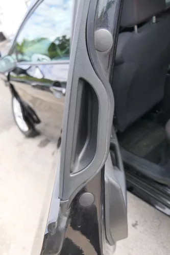 Seat Leon 1P Tür hinten links schwarz LC9Z metallic - ohne Anbauteile (171313)