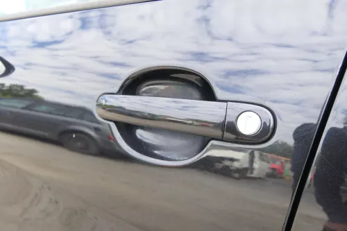 Seat Leon 1P Tür hinten links schwarz LC9Z metallic - ohne Anbauteile (171313)