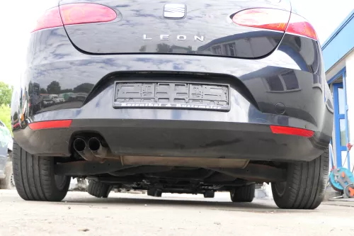 Seat leon 1P Stoßstange Heckstoßstange hinten schwarz LC9Z metallic (171329)