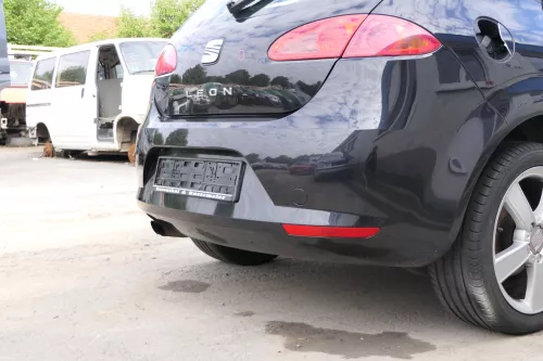 Seat leon 1P Stoßstange Heckstoßstange hinten schwarz LC9Z metallic (171329)