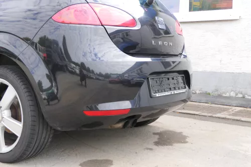 Seat leon 1P Stoßstange Heckstoßstange hinten schwarz LC9Z metallic (171329)