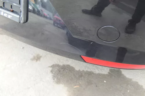 Seat leon 1P Stoßstange Heckstoßstange hinten schwarz LC9Z metallic (171329)