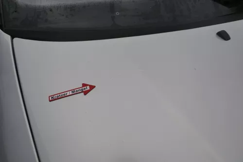 VW Polo 6N Motorhaube Klappe vorn vorne silber LB7Z (171399)