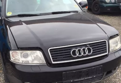 Audi A6 4B Motorhaube Klappe vorn Facelift (ab. Mitte 2002) schwarz LZ9W + Grill