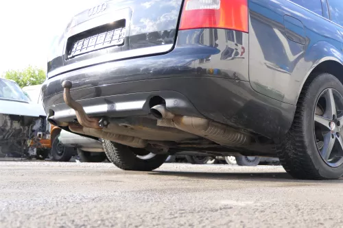 A6 4B Kombi Avant Stoßstange hinten Heckstoßstange schwarz LZ9W Facelift + PDC (171416)