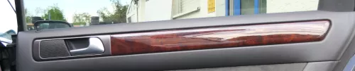 Audi A6 4B C5 Verkleidung Klappe Abdeckung Dekor Holz Optik Nußbaum (171434)